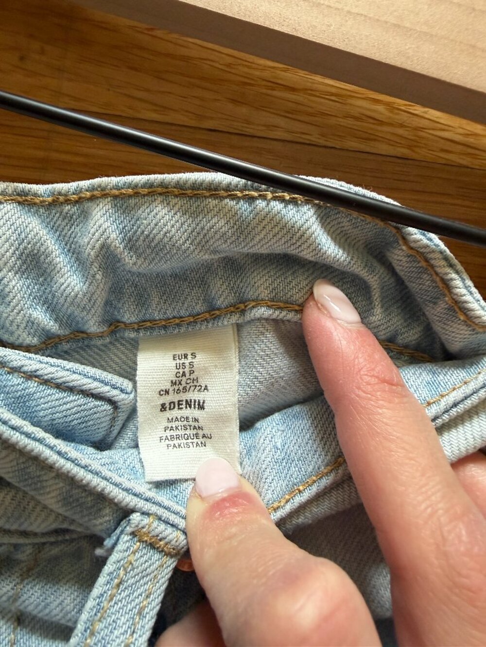 H&M Feather Soft Denim Skirt - Picture 9 of 10